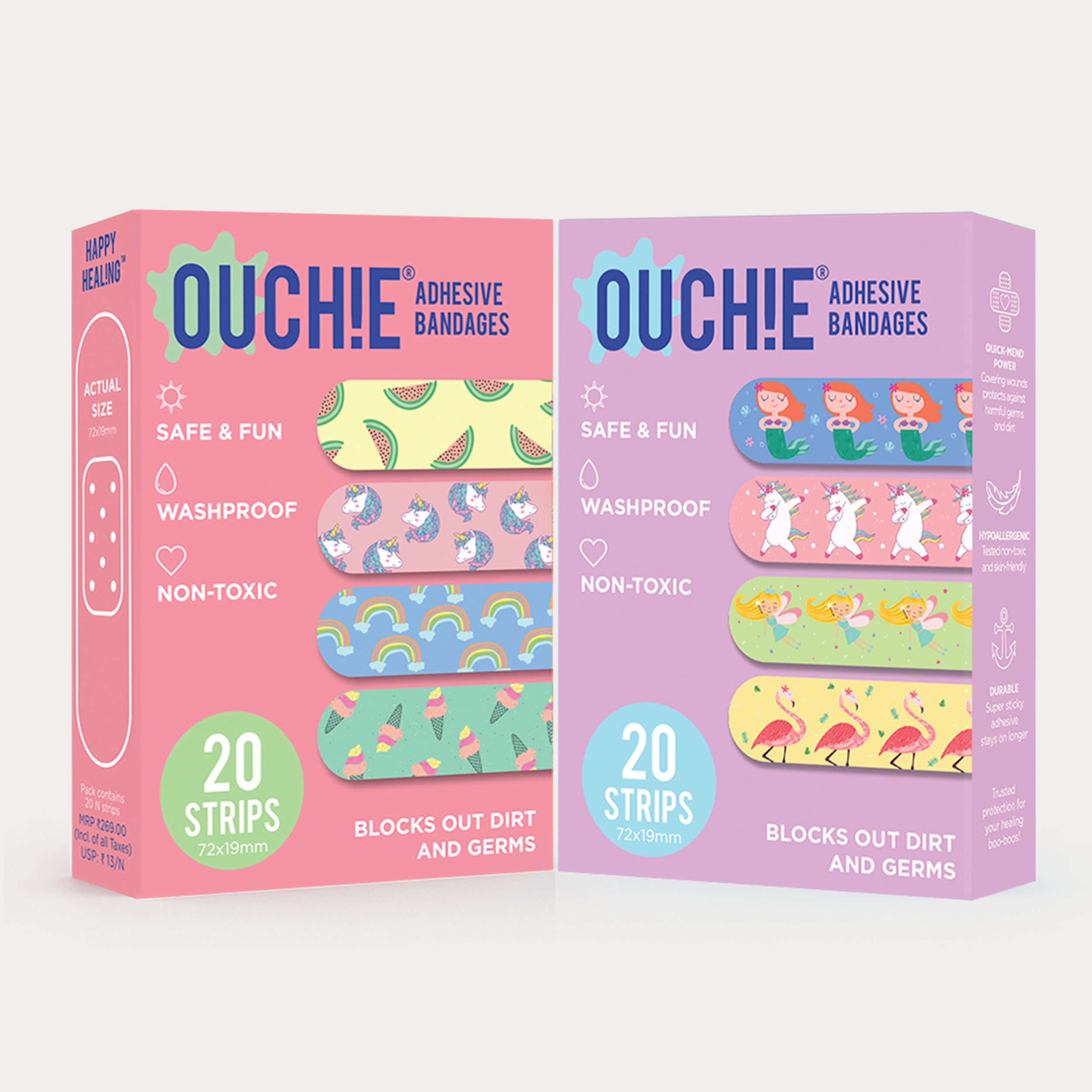 Double Combo: Pixie Pink & Fantasy Creatures (40 Bandages)