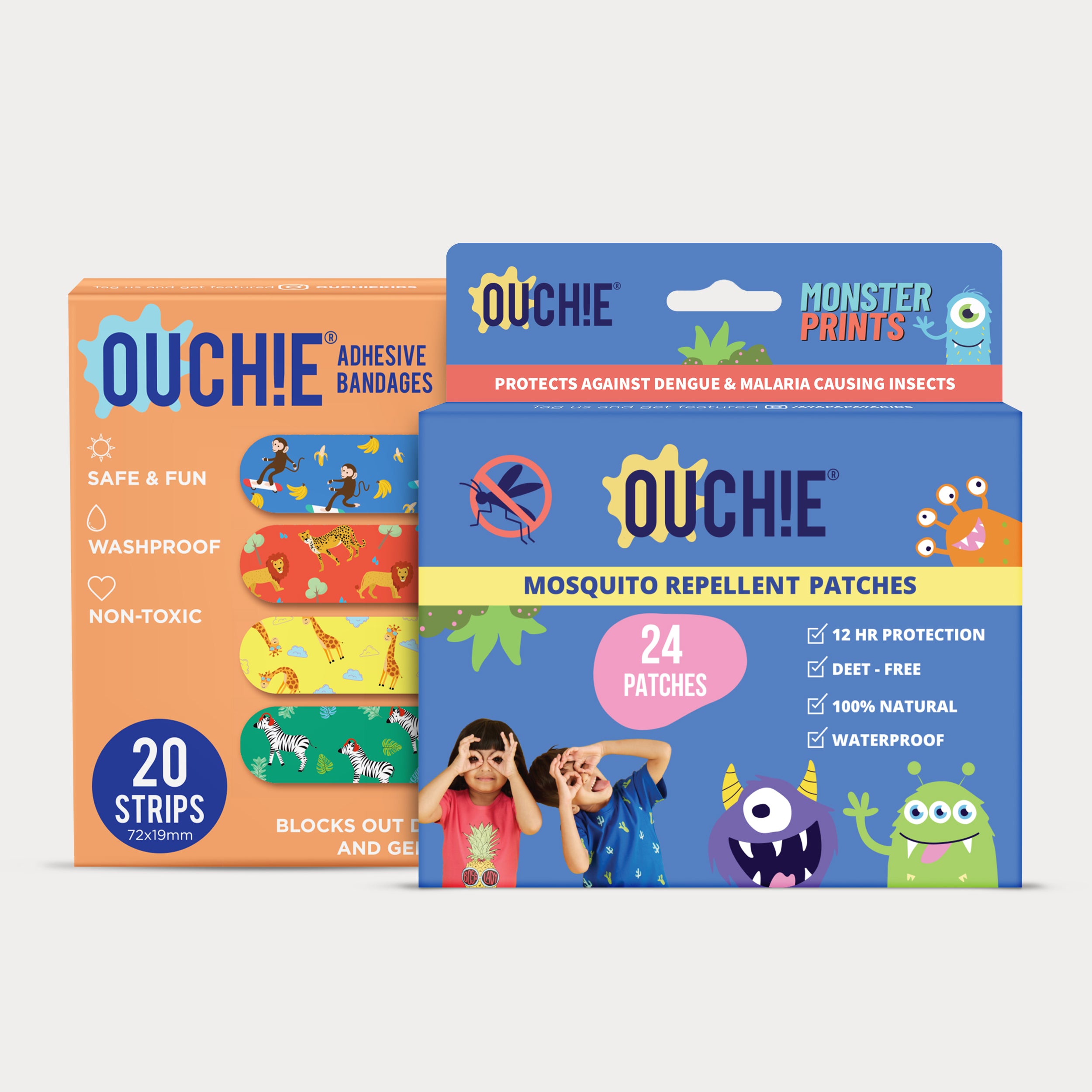 Double Combo: Jungle Fever (20 Bandages) + Monster Party (24 Patches)