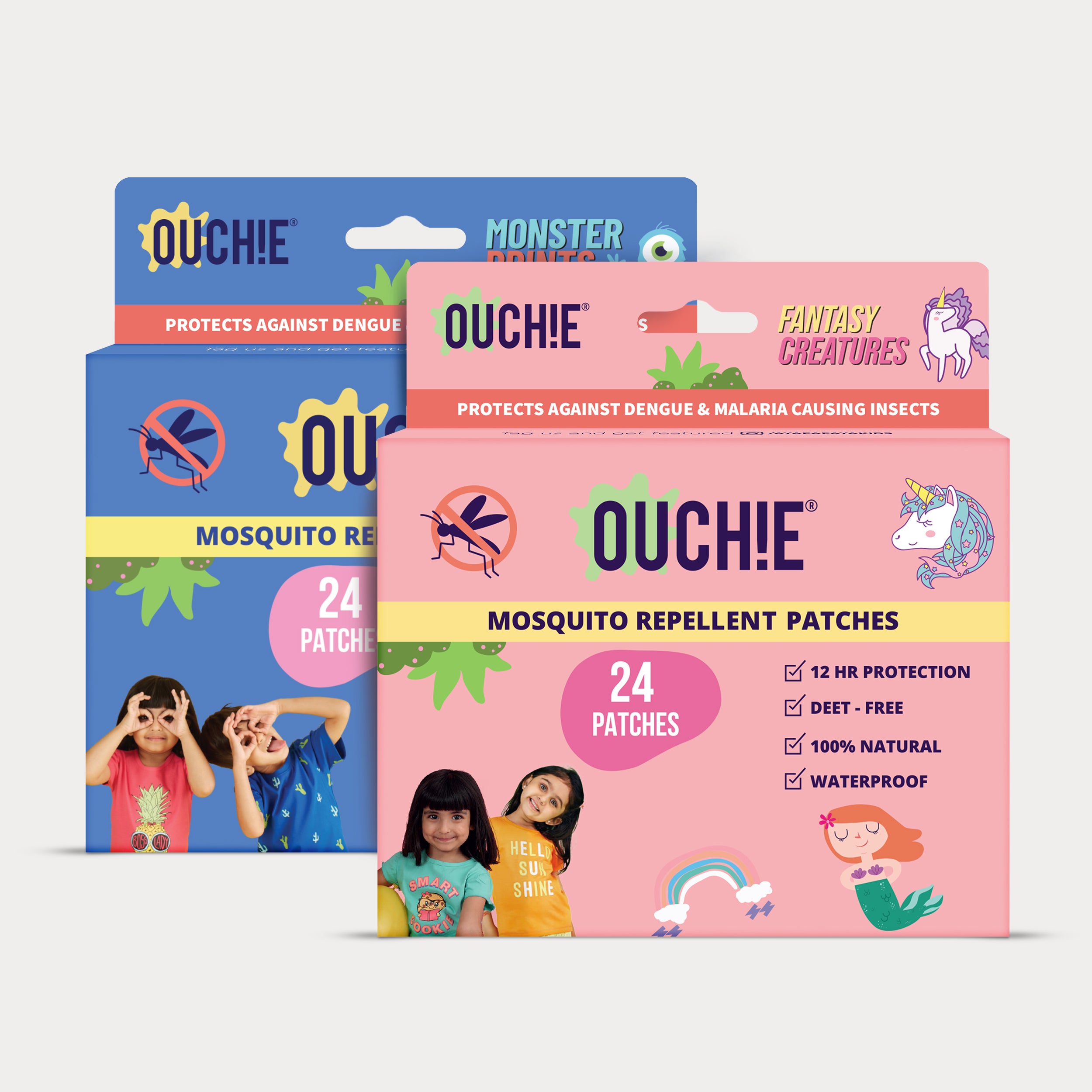 Mixed Double Combo: Monster Party + Fantasy Creatures (48 Patches)