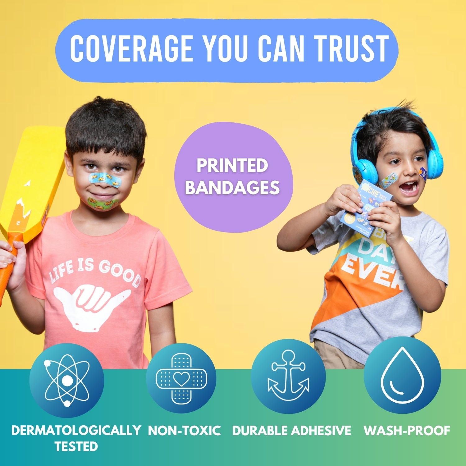 Double Combo: Space Jam (20 Bandages) + Monster Party (24 Patches)