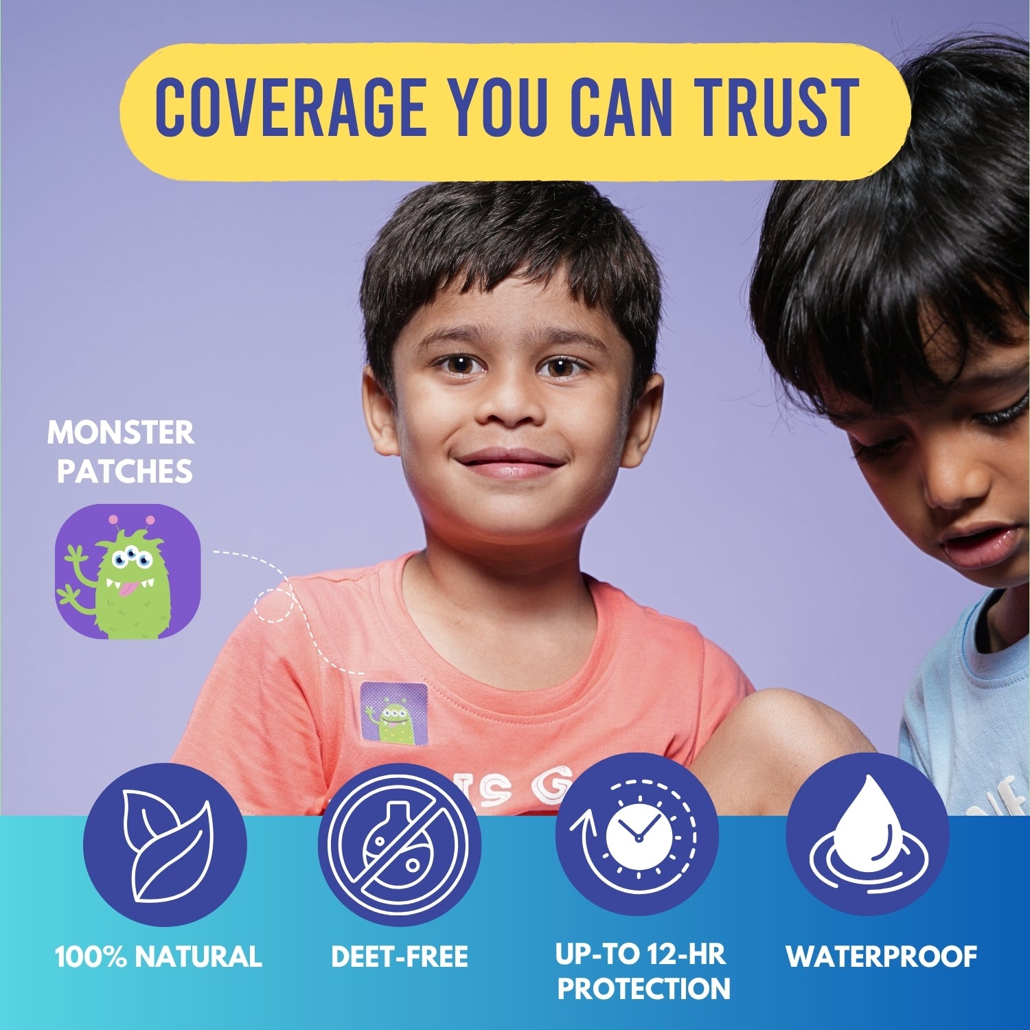 Double Combo: Monster Party Patches (Pack of 24) and Spray (100ml)