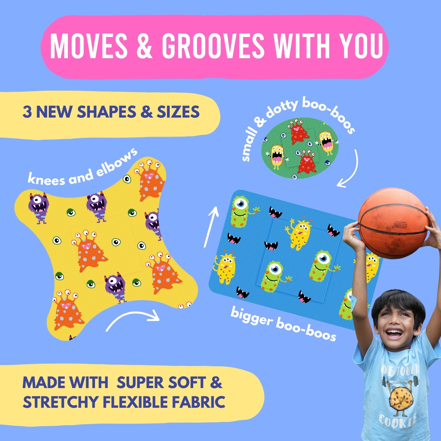 NEW! Monster Party (48 Count), Assorted Sizes