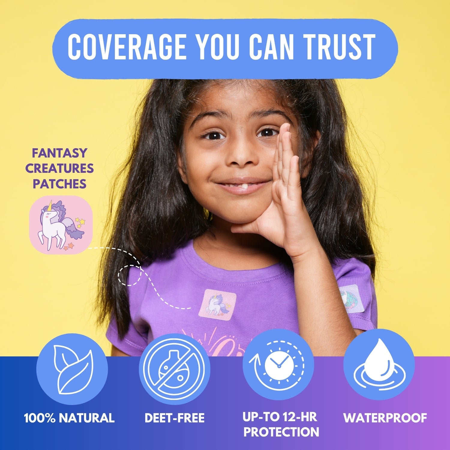 Double Combo: Fantasy Creature Patches (Pack of 24) and Spray (100ml)