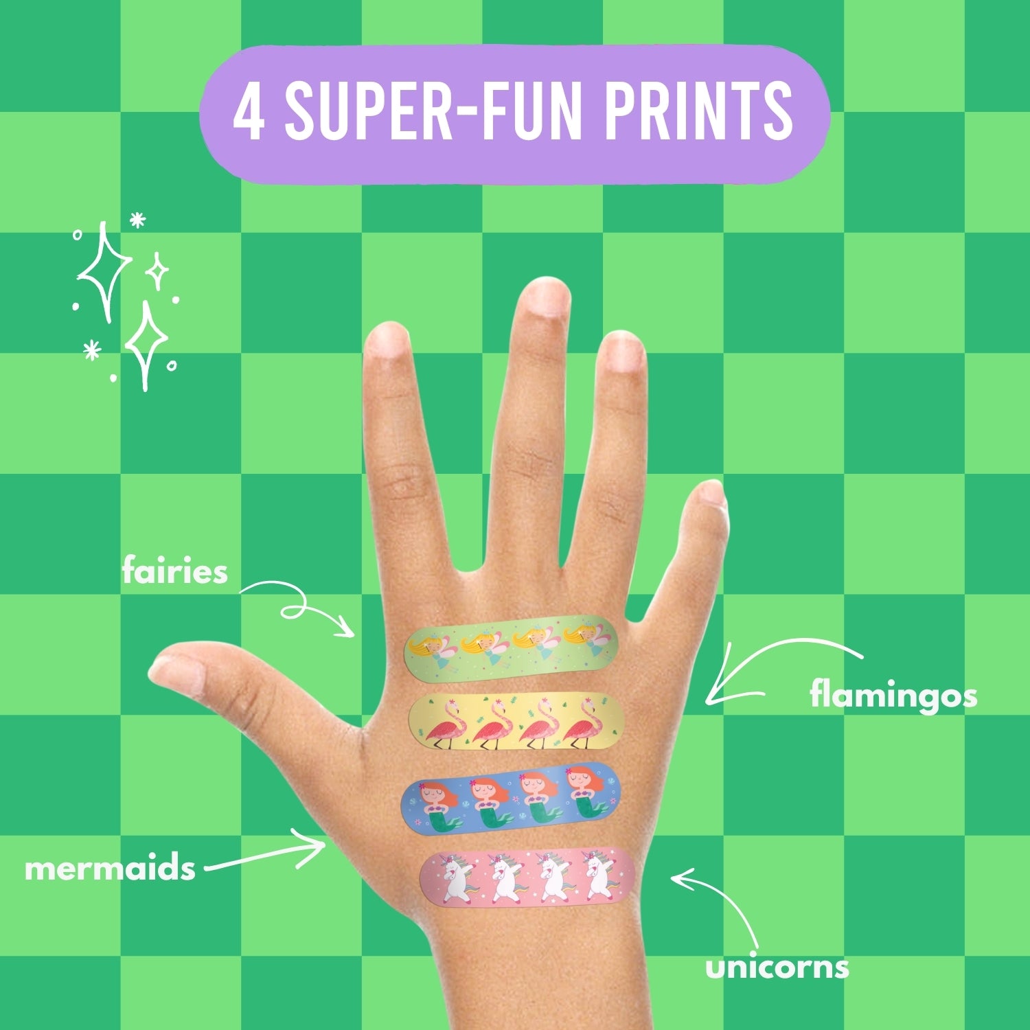 Double Combo: Tropical Burst & Fantasy Creatures (40 Bandages)