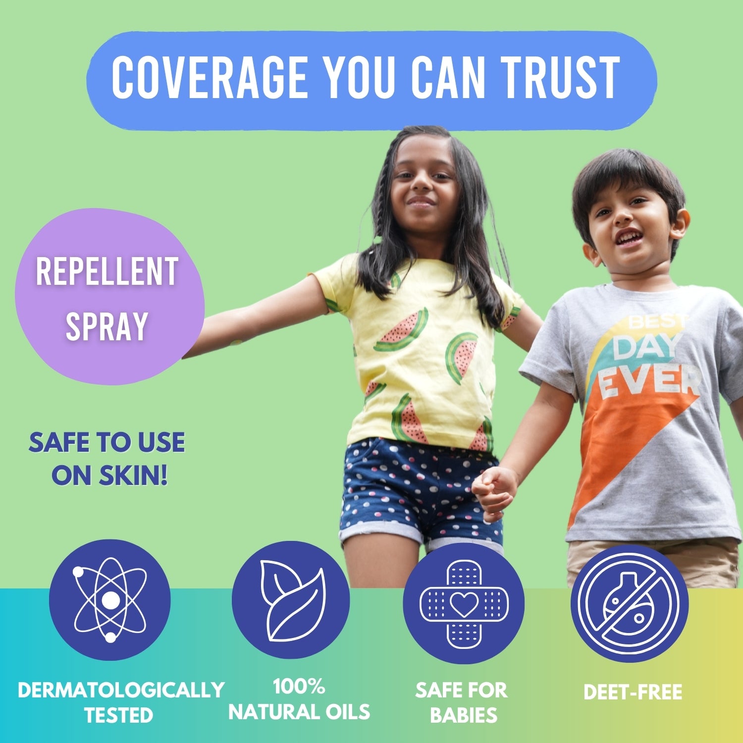 Double Combo: Monster Party Patches (Pack of 24) and Spray (100ml)