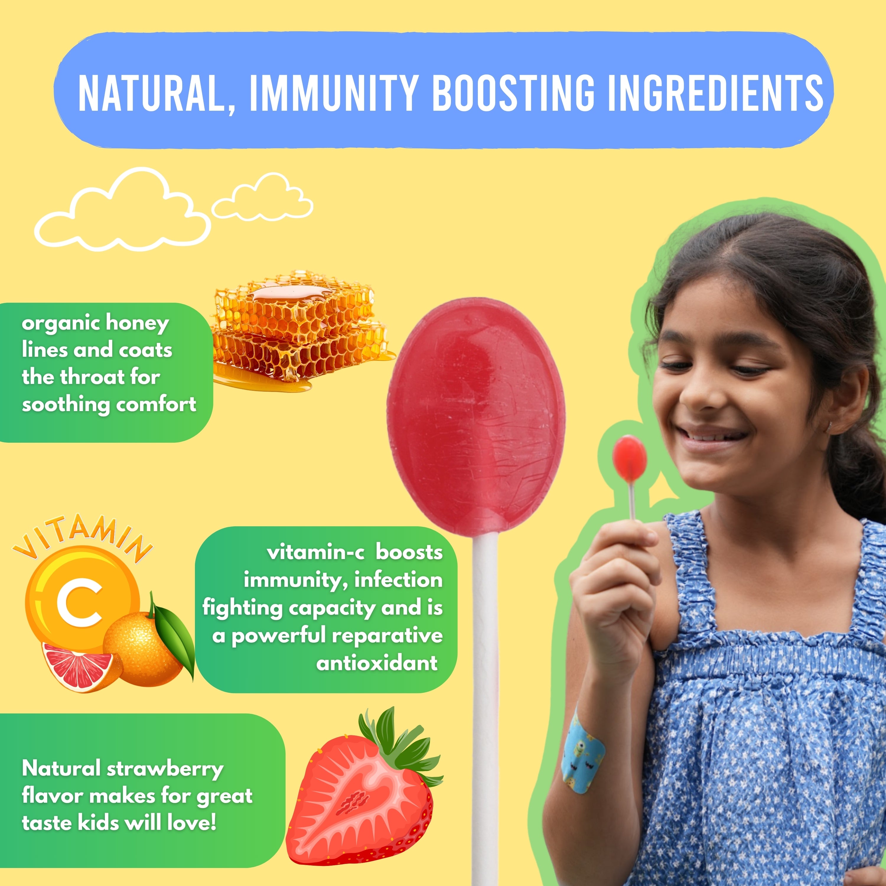 Double Combo: Lemon & Organic Honey (Pack of 15) + Strawberry & Organic Honey (Pack of 15)