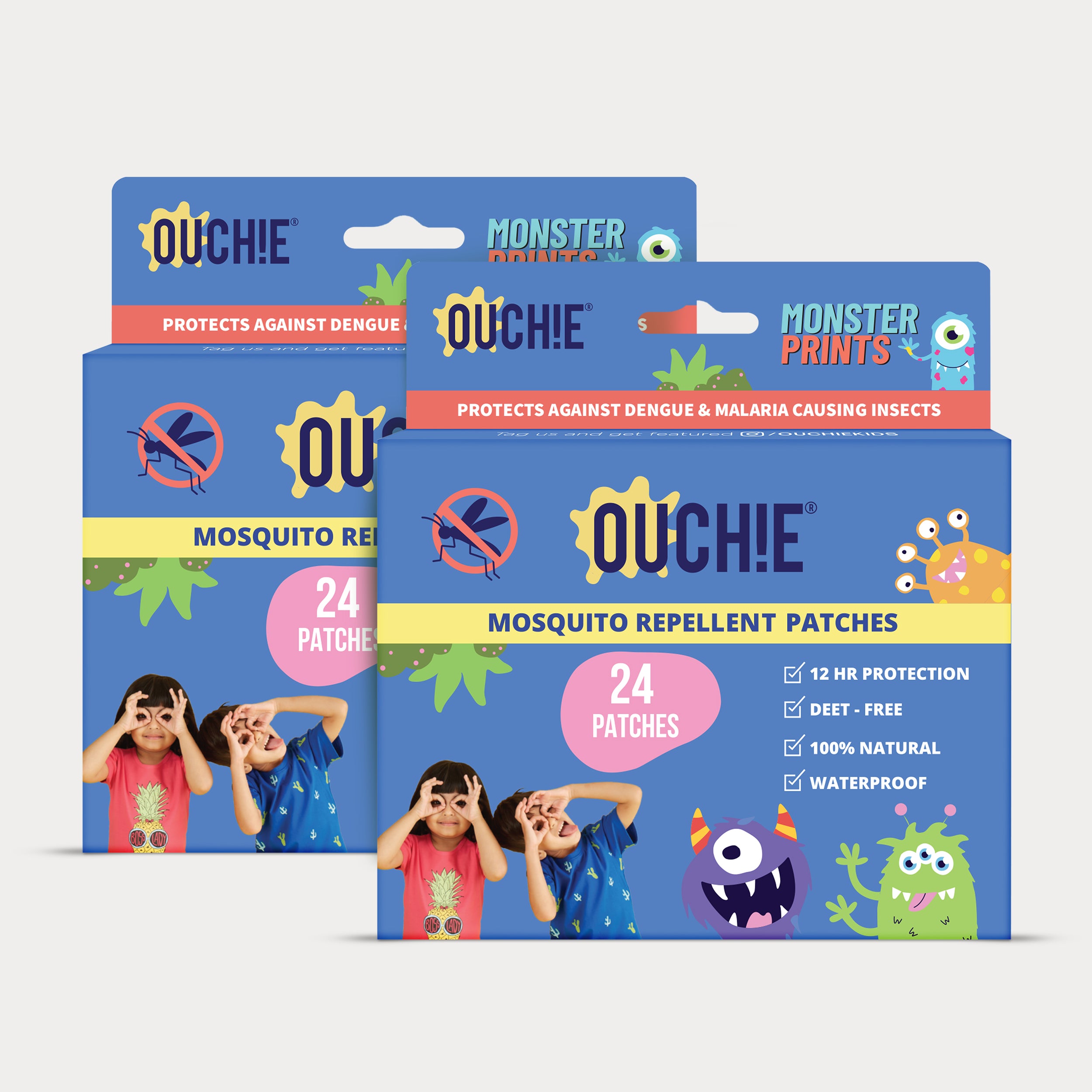 Double Combo: Monster Party (48 Patches) – Ouchie